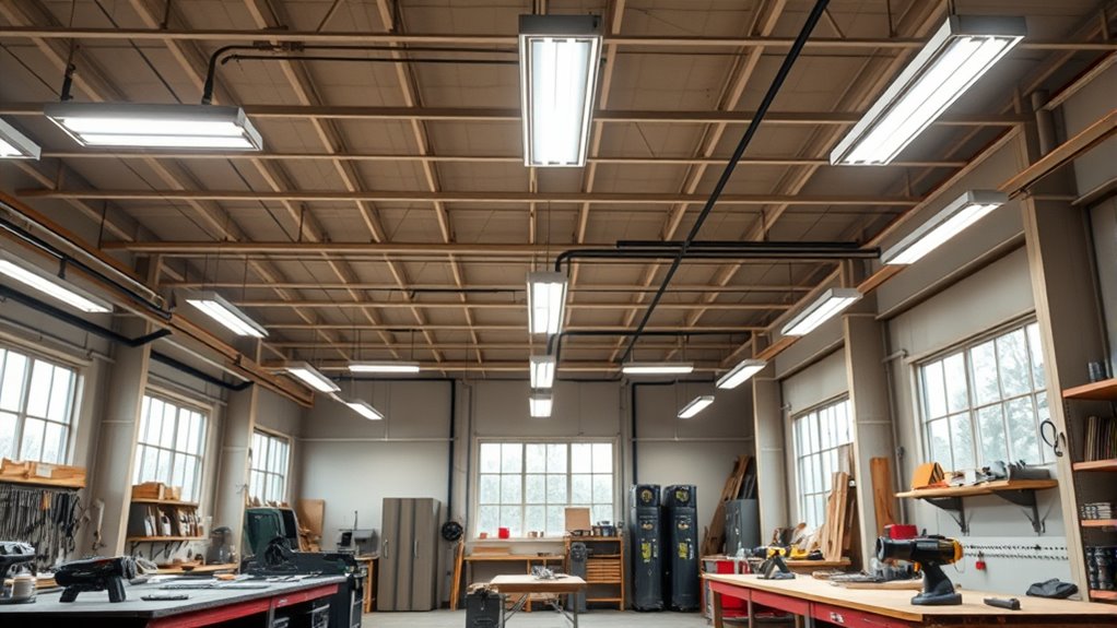 workshop lighting considerations