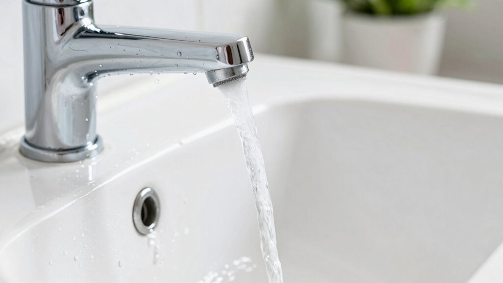 constant running faucets waste water