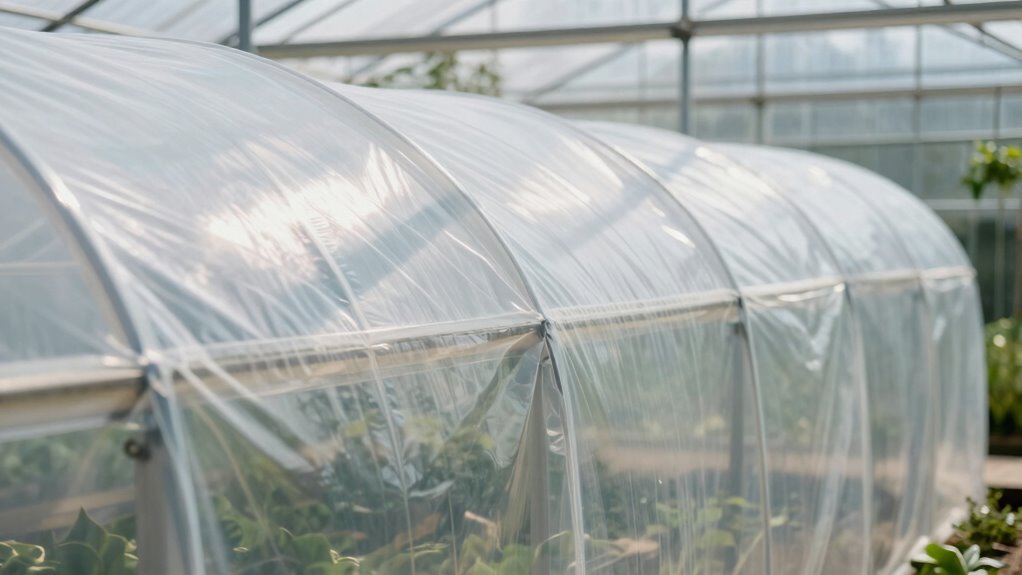 double layer greenhouse insulation