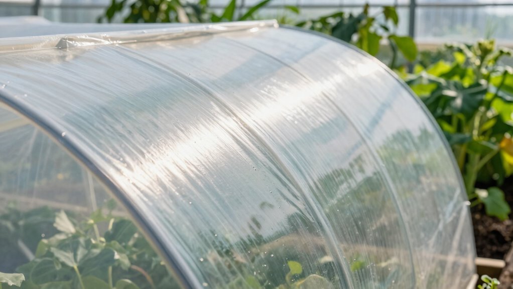 double layer inflation enhances greenhouse efficiency