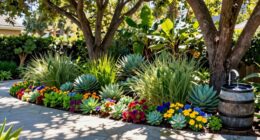 drought tolerant native shaded irrigated