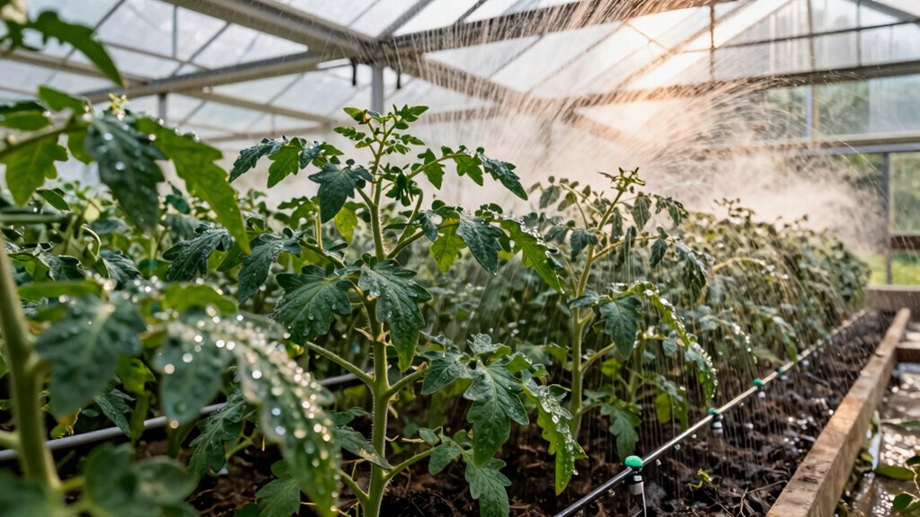 efficient greenhouse watering methods