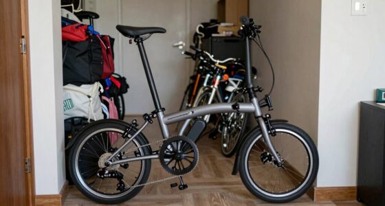 folding bikes save space