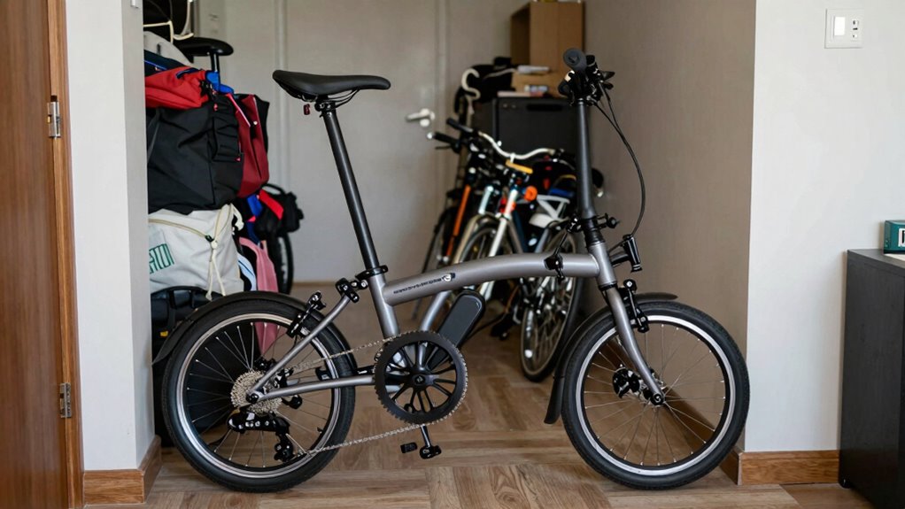 folding bikes save space
