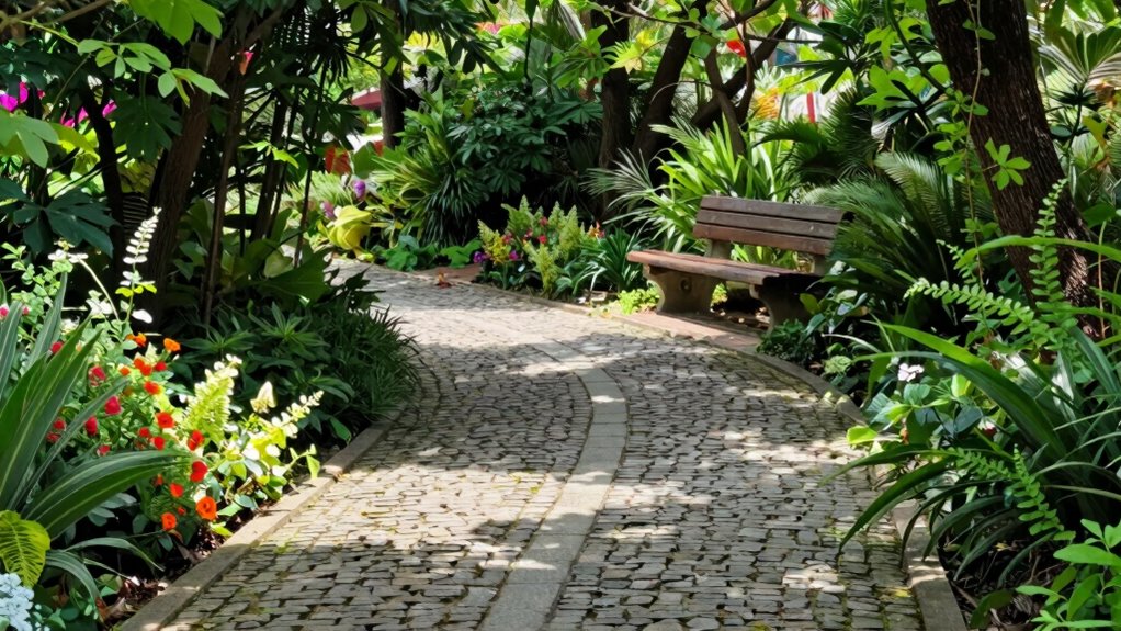 garden paths enhance visual harmony