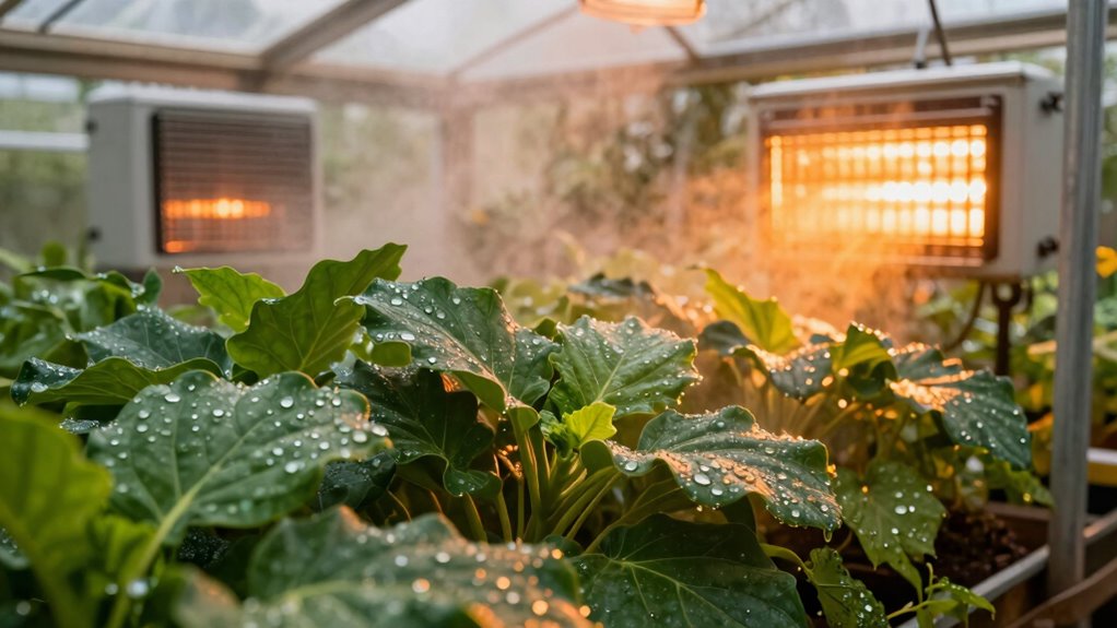 greenhouse heating impacts plant health