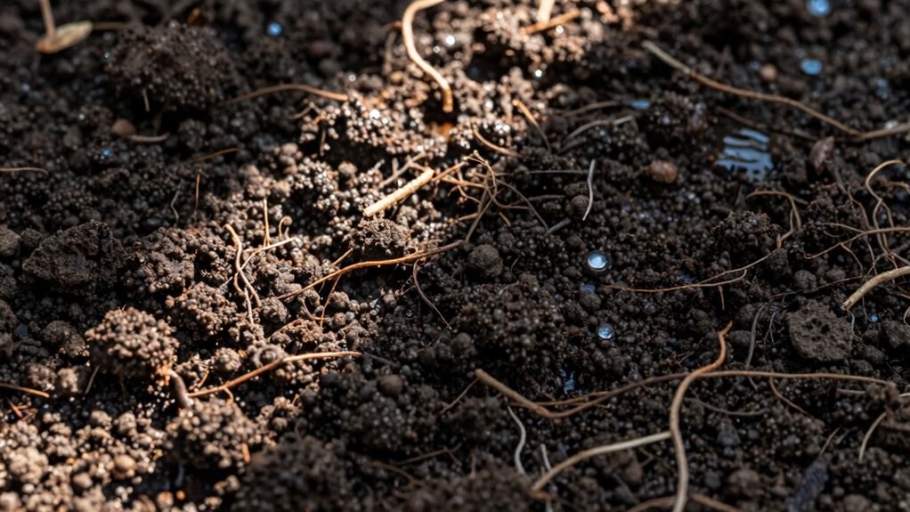 healthy soil retains water