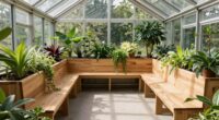 maximize small greenhouse space