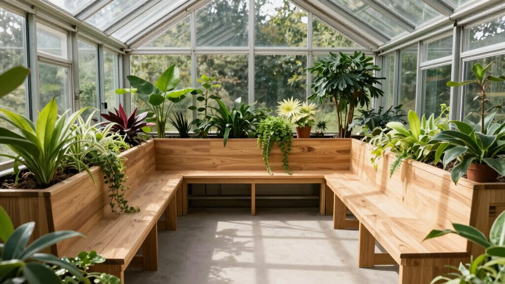 maximize small greenhouse space