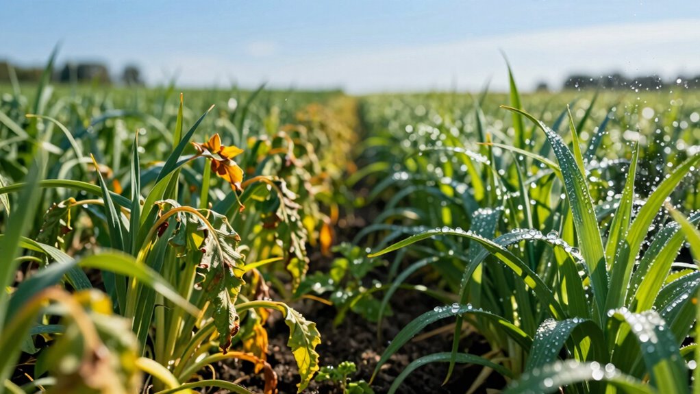 optimal irrigation timing enhances plant resilience