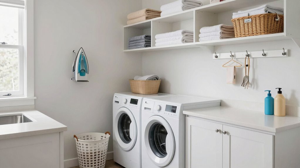 organized bright efficient laundry