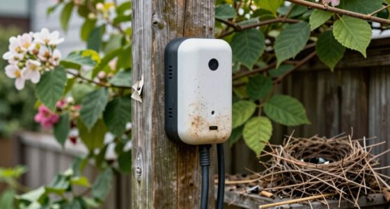poor outdoor charger placement