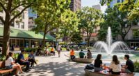 public spaces for heat resilience