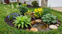 rain gardens solve yard issues