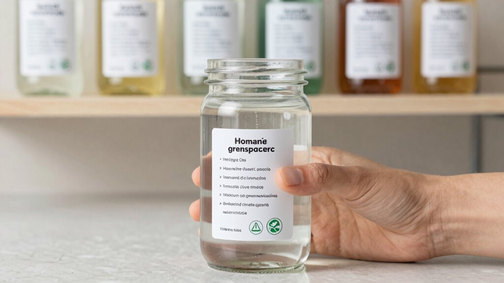 reading labels to avoid greenwashing
