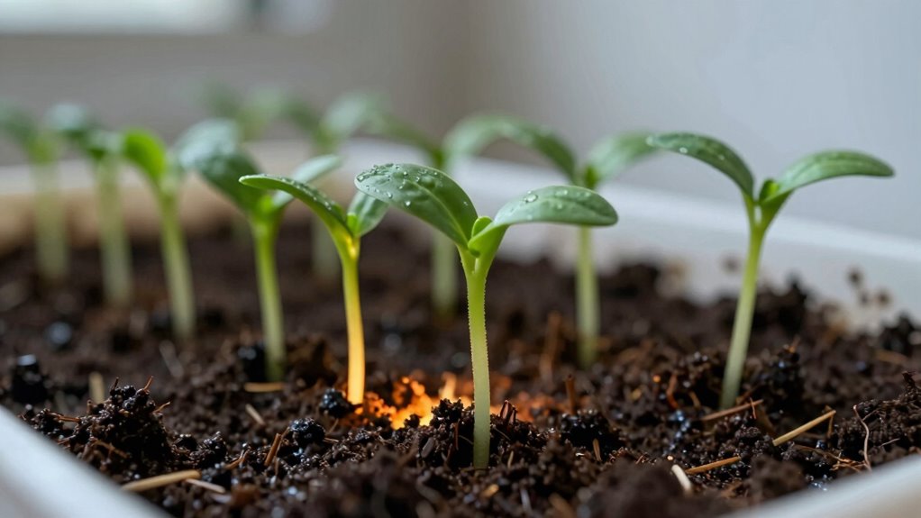 root heat affects seedlings