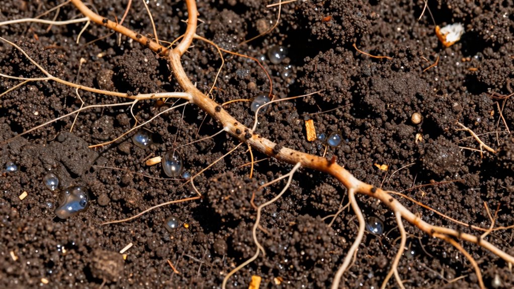 soil microbes enhance water retention