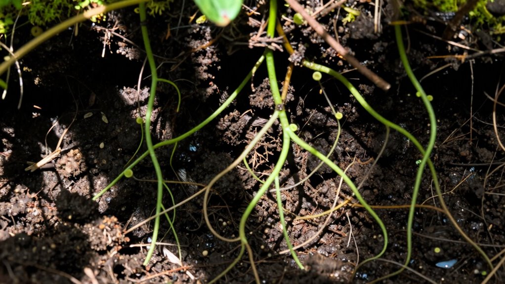 soil stores atmospheric carbon