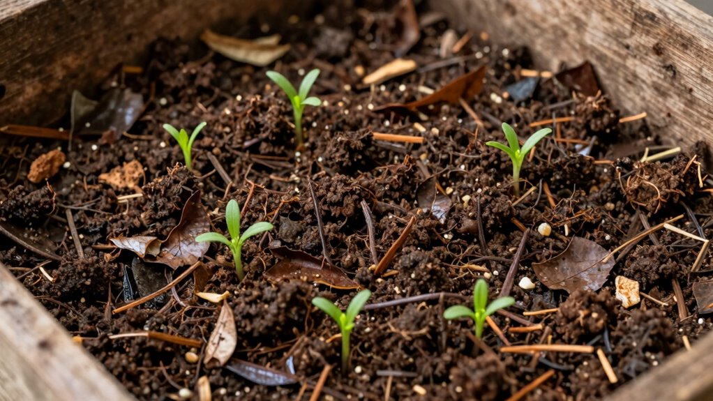 stable dark crumbly compost