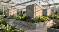 thermal mass enhances greenhouse efficiency