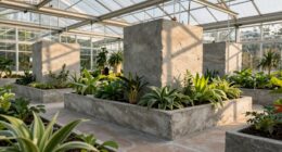 thermal mass enhances greenhouse efficiency