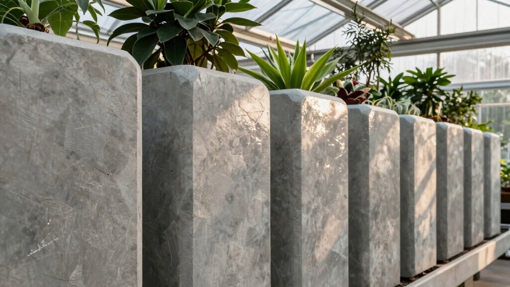 thermal mass regulates greenhouse climate