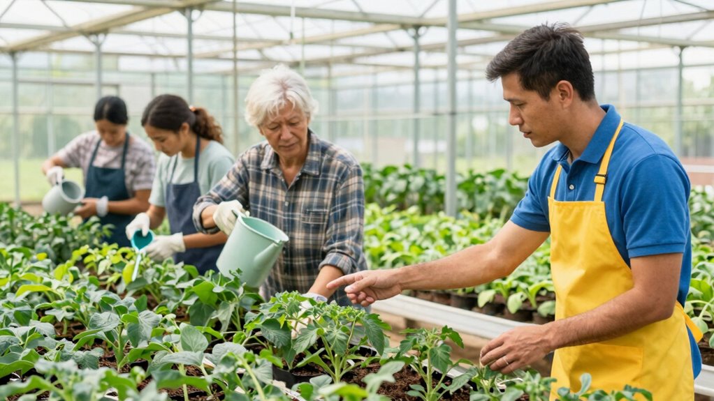 training boosts greenhouse productivity