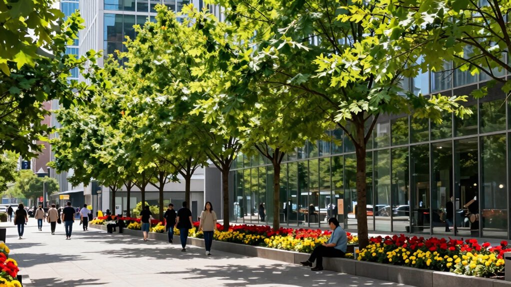 trees improve urban air quality