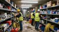 utility room congestion during upgrades