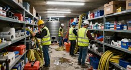 utility room congestion during upgrades