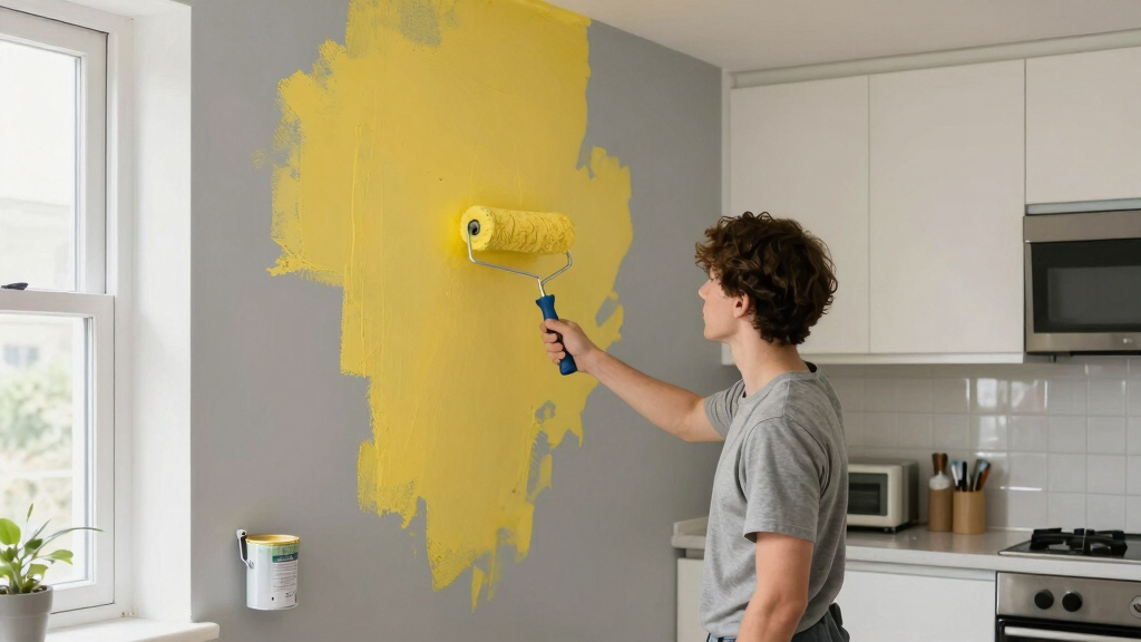 This Bold Paint Choice Turned a Kitchen Eyesore Into a Major Design Feature