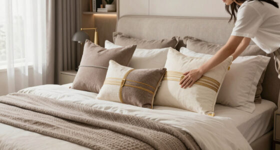 This “Boring,” Beige Guest Bedroom Is Transformed into a Luxe, Layered Retreat