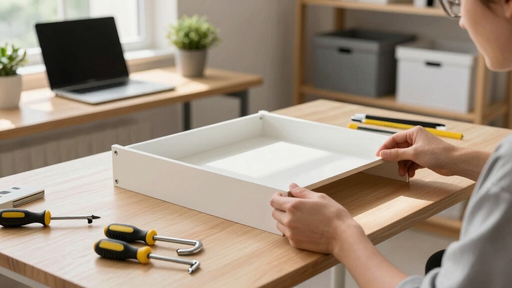 26 Brilliant Ways To Create Custom Desks With IKEA Finds