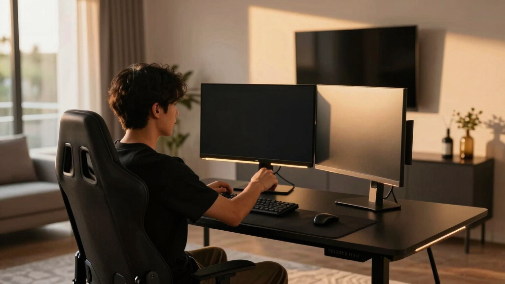How I Created A Cleaner Gaming Setup By Hiding Lights In Plain Sight