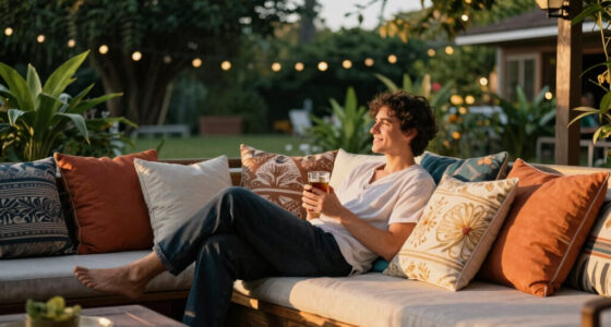 These $15 Pillows Instantly Created Chic Beach Club Vibes in My Backyard