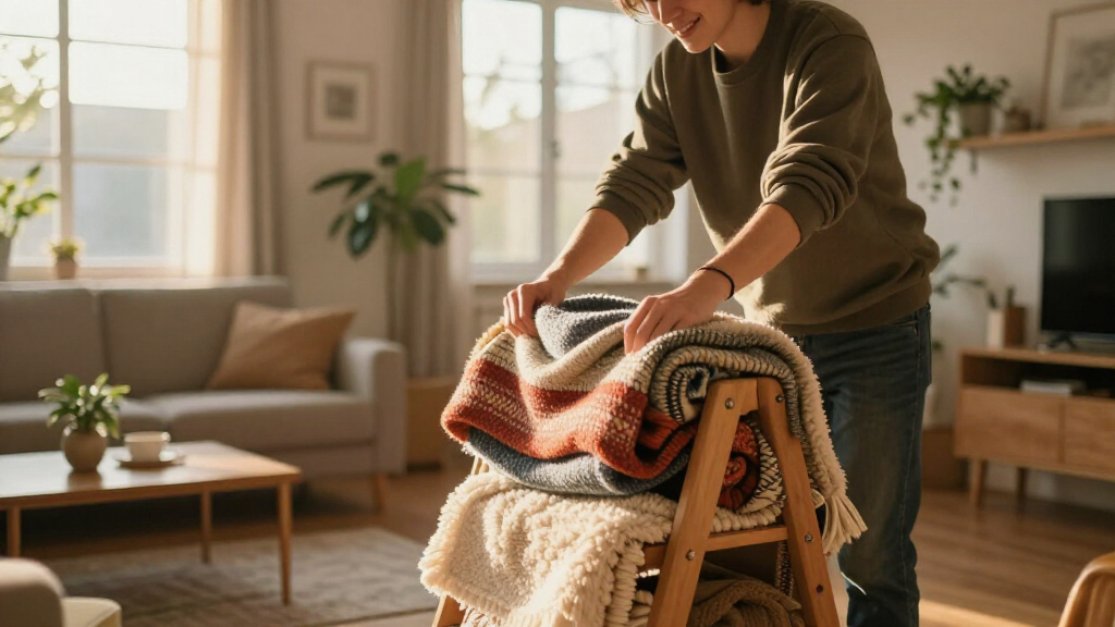 Aldi's Best-Selling Blanket Storage Ladder Is Finally Back