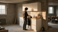 An Unfinished Basement Is Now An Inviting Suite With A Tiny IKEA Kitchen