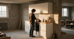 An Unfinished Basement Is Now An Inviting Suite With A Tiny IKEA Kitchen