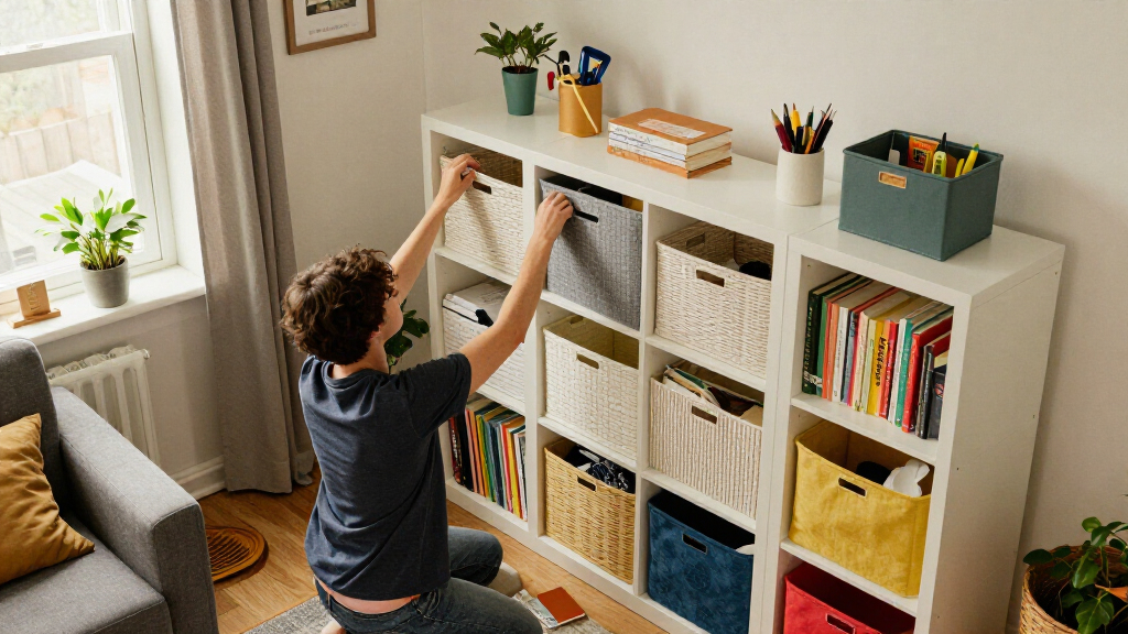 I Created A Pretty IKEA BILLY Hack That Seriously Cuts Clutter