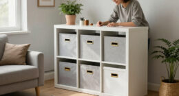IKEA’s $13 Storage Gem Solved My Small Living Room Problems