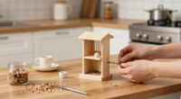 This Mini Birdfeeder Is Like A Cute Cafe For Birds