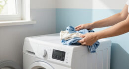 You’d Never Expect To See Ombré Walls In A Laundry Room — But It Works