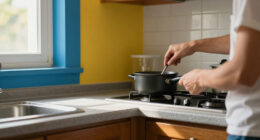 A Kitchen Got A Full Makeover With No Renovations — Just 3 Paint Colors