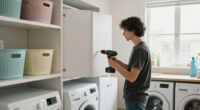 A Laundry Room Was An Eyesore Until IKEA Cabinets Gave It An Organized Redo