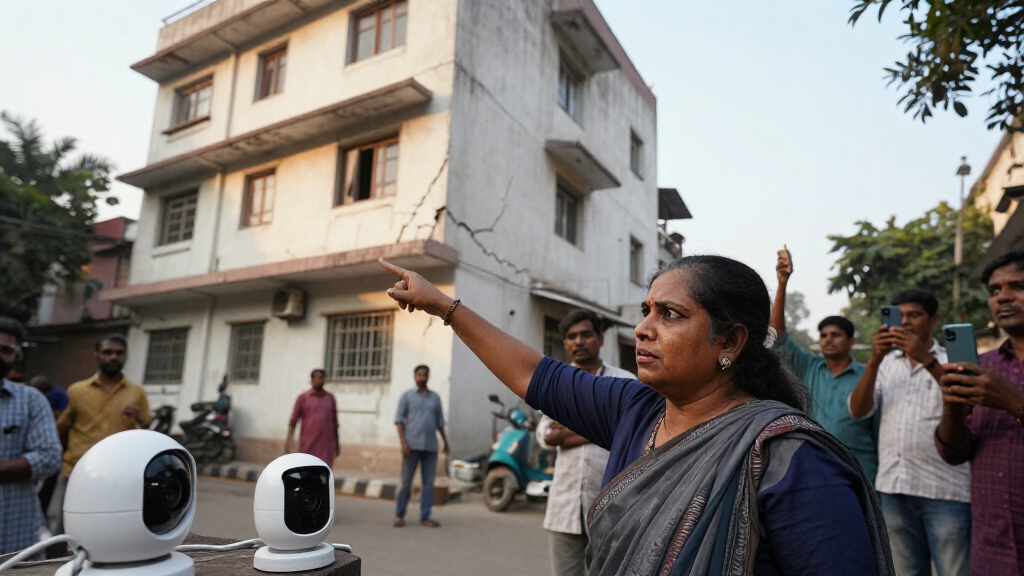 Four-Storey Building Tilts In Delhi, Residents Evacuated Amid Collapse Fears - NDTV