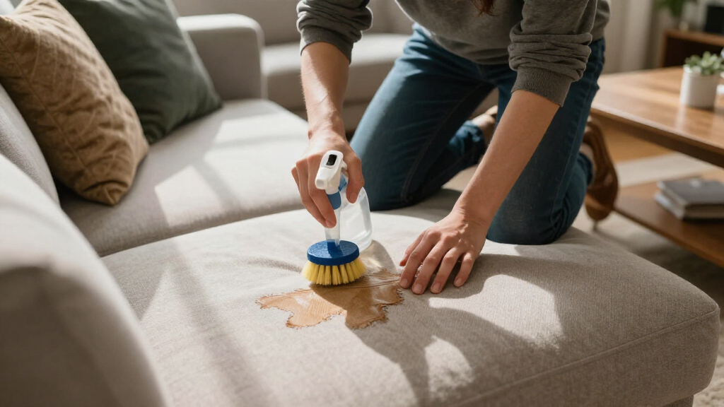 I Almost Gave Up On These Set-In Couch Stains — Until I Tried These Expert Tips