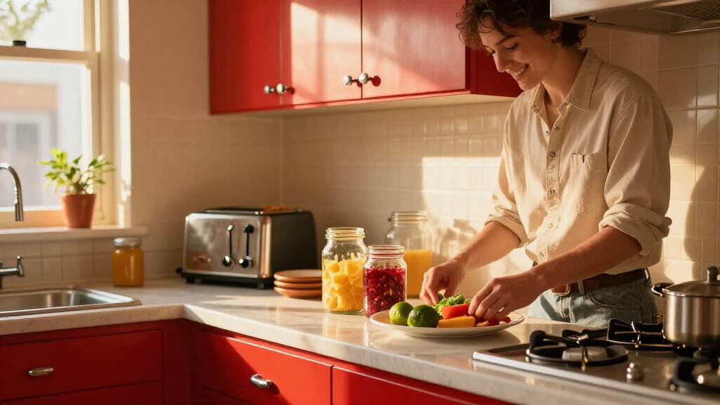 This Kitchen Got A 1940s-Style Redo — Somehow, It’s Bright And Modern Too
