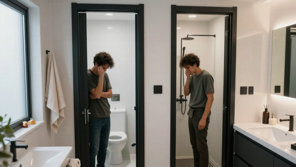 Two Doors Made This Bathroom Feel Awkward — So One Of Them Had To Go