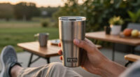 YETI Rambler 20 Oz Stainless Steel Vacuum Insulated Tumbler w/MagSlider Lid