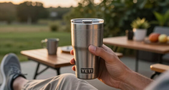 YETI Rambler 20 Oz Stainless Steel Vacuum Insulated Tumbler w/MagSlider Lid
